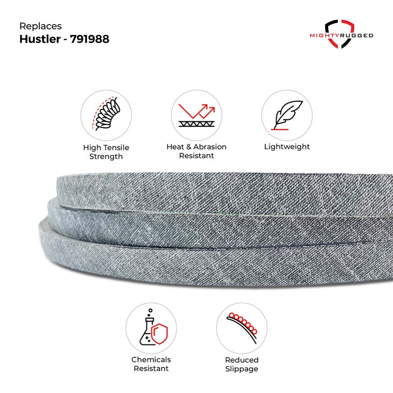 MightyRugged Hustler OEM Replacement Belt 791988 - FITS Hustler Raptor with 52 inch Deck Belt - 5/8 x 140 3/4 - Image 4